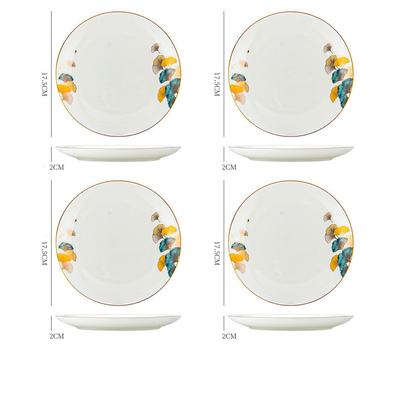 Elegant Ceramic Steak Plates