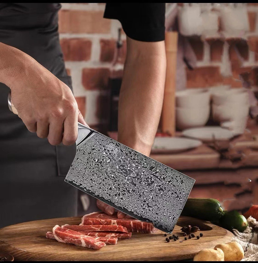 Premium Damascus Kitchen Knife