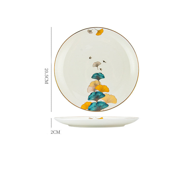 Elegant Ceramic Steak Plates