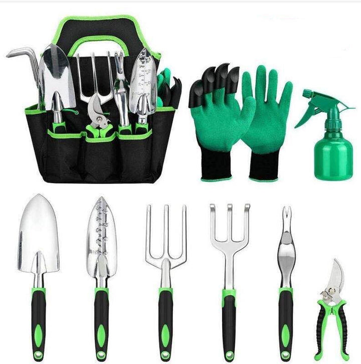 9-Piece Aluminum Alloy Gardening Tool Set