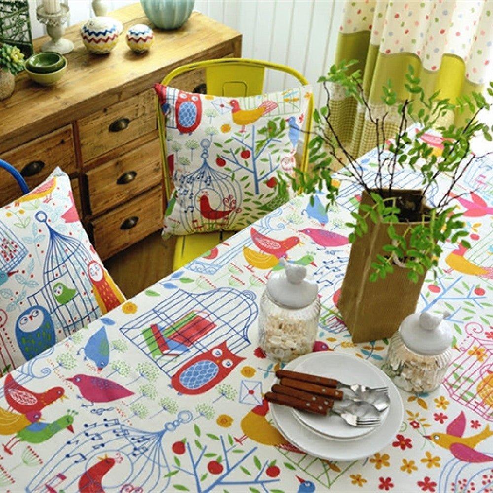 Charming Cartoon End Tablecloths